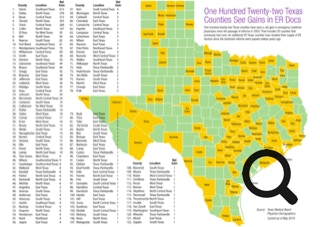122 Texas Counties See Gains in ER Docs